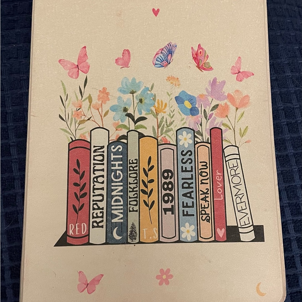 Taylor Swift Albums Source Unknown Colorful Book Design Tablet Case